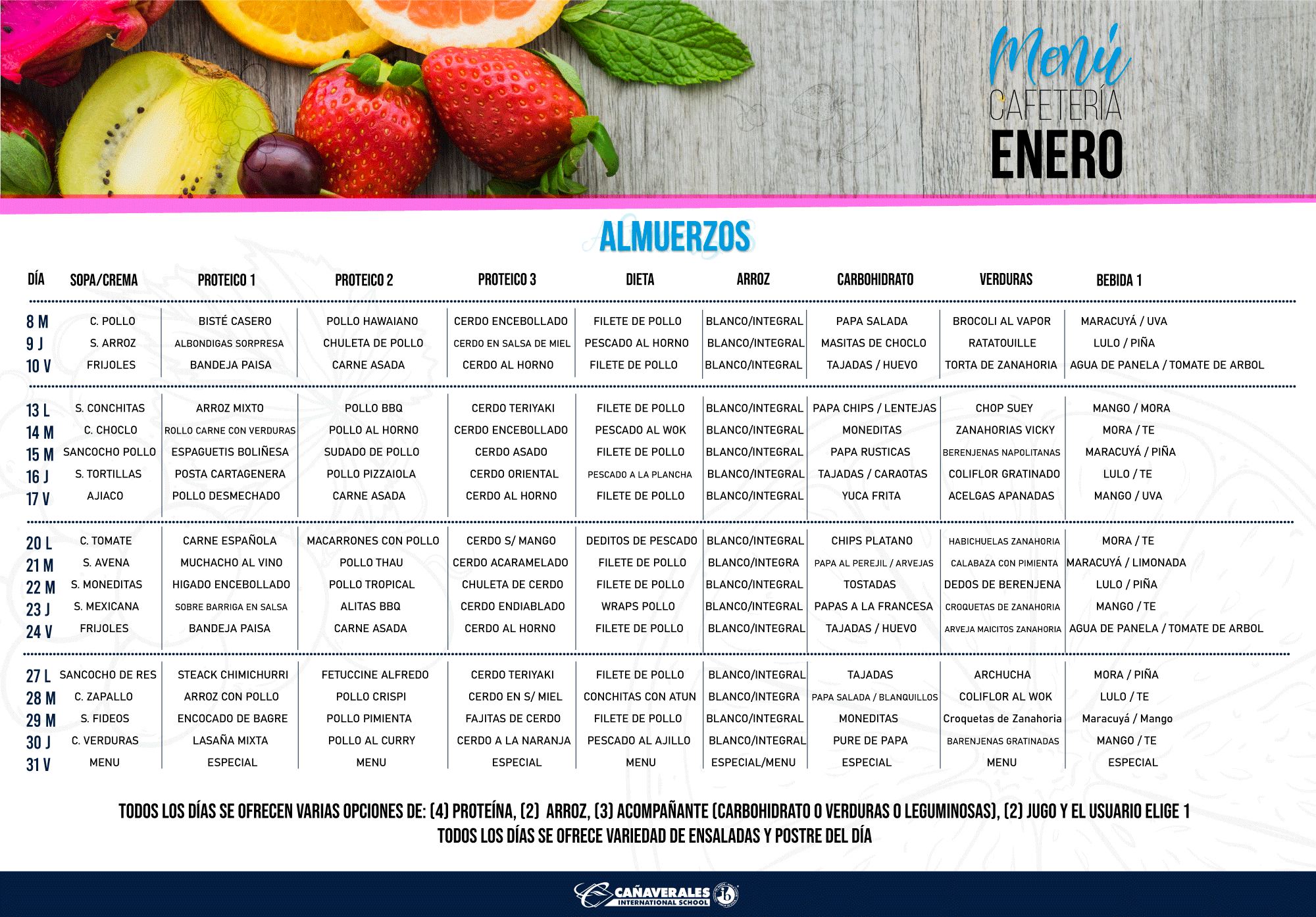 Menu-Almuerzo Menu-Almuerzo