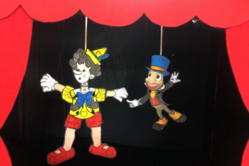 Pinocho en titeres