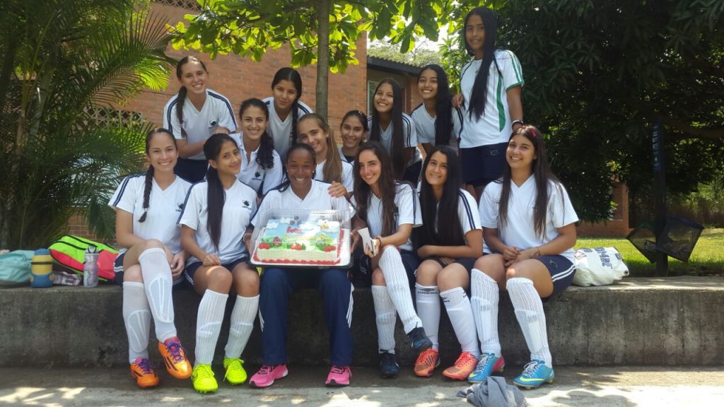 Grupo de fútbol Colegio Bilingüe