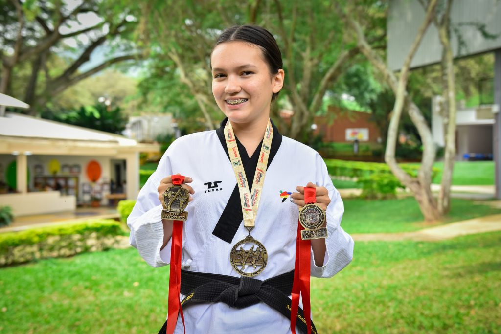 Amy ganadora de la Copa Ciudad de Bogotá en Taekwondo