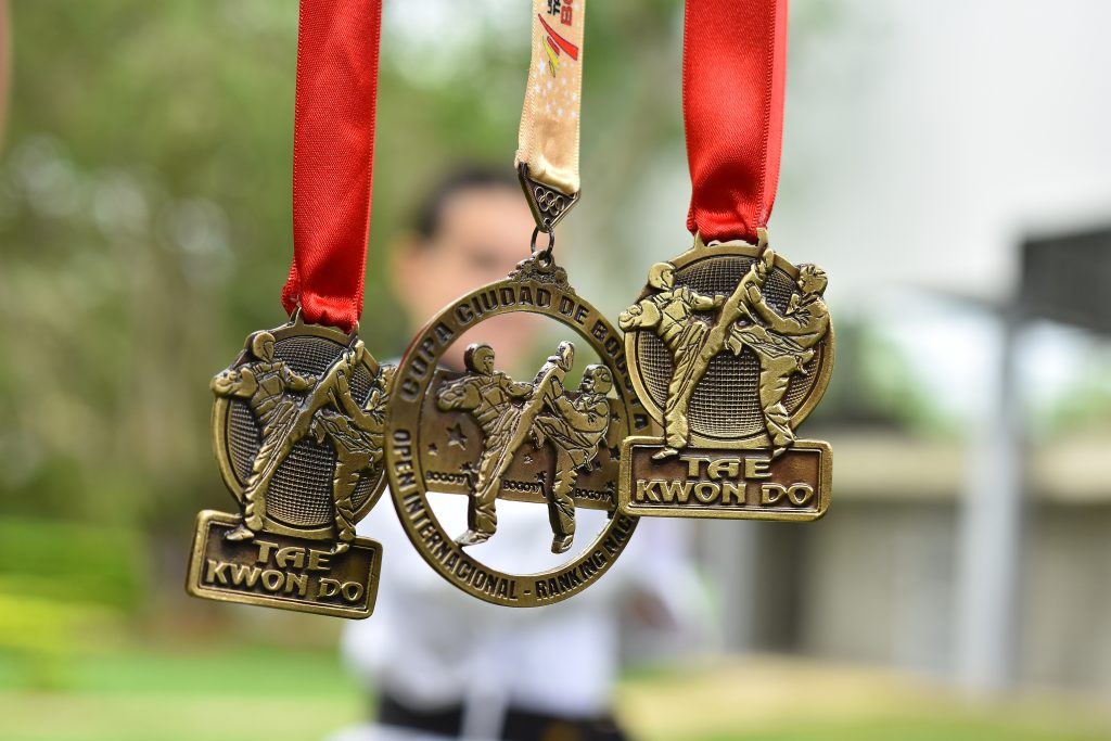 Medalla de Taekwondo copa bogotá